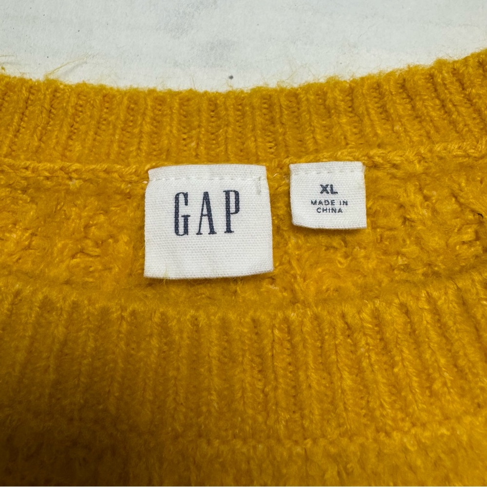 GAP Women's Stripe Yoke Crewneck Sweater Size: XL - Picture 4 of 10